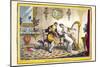 Harmony before Matrimony-James Gillray-Mounted Art Print