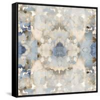 Harmony Blue and Brown III-Ellie Roberts-Framed Stretched Canvas