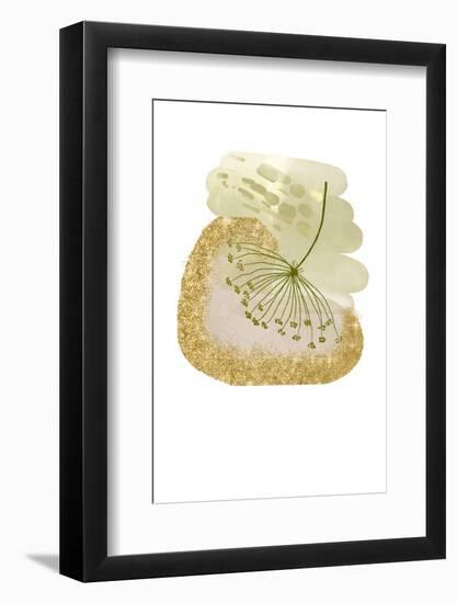 Harmony Green and Gold-Sally Ann Moss-Framed Photographic Print
