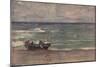 'Harmony in Blue and Silver: Beaching The Boat, Etretat', c1897-James Abbott McNeill Whistler-Mounted Giclee Print