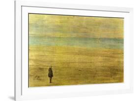 Harmony In Blue and Silver - Trouville-James Abbott McNeill Whistler-Framed Premium Giclee Print