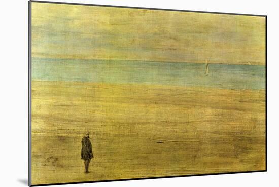 Harmony In Blue and Silver - Trouville-James Abbott McNeill Whistler-Mounted Art Print