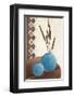 Harmony in Blue & Brown I-Karsten Kirchner-Framed Art Print