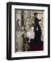 Harmony in Green and Rose: the Music Room, 1860-James Abbott McNeill Whistler-Framed Giclee Print