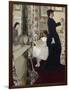 Harmony in Green and Rose: the Music Room, 1860-James Abbott McNeill Whistler-Framed Giclee Print