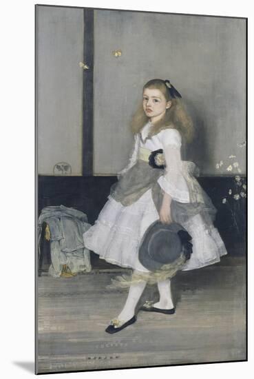 Harmony in Grey and Green: Miss Cicely Alexander-James Abbott McNeill Whistler-Mounted Giclee Print