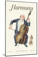 Harmony: When a Cello Needs a Friend-null-Mounted Art Print