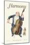 Harmony: When a Cello Needs a Friend-null-Mounted Art Print