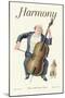 Harmony: When a Cello Needs a Friend-null-Mounted Art Print