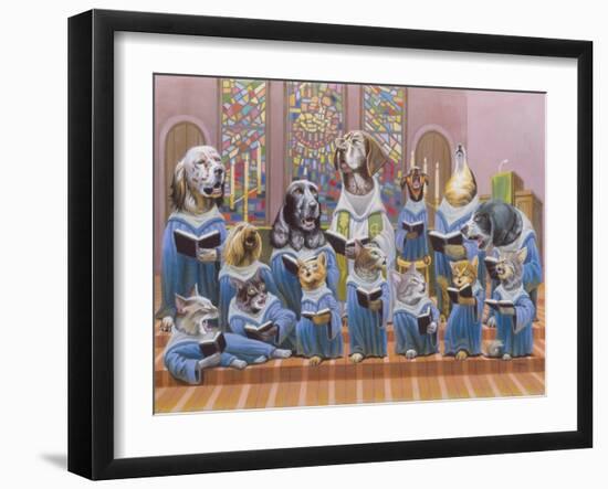 Harmony-Bryan Moon-Framed Art Print