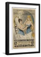 Harness' Electric Corset for Women of All Ages-null-Framed Art Print