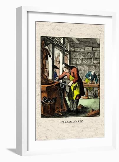 Harness Maker-null-Framed Art Print