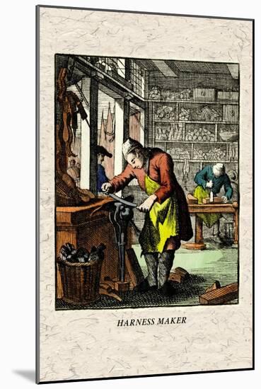 Harness Maker-null-Mounted Art Print