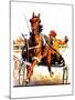 "Harness Race,"August 17, 1935-Maurice Bower-Mounted Giclee Print