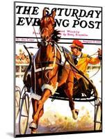 "Harness Race," Saturday Evening Post Cover, August 17, 1935-Maurice Bower-Mounted Giclee Print