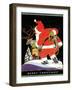 Harnessing the Reindeer - Child Life, December 1931-Keith Ward-Framed Giclee Print