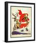 Harnessing the Reindeer - Child Life-Keith Ward-Framed Premium Giclee Print