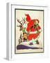 Harnessing the Reindeer - Child Life-Keith Ward-Framed Premium Giclee Print