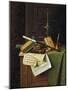 Harnett: Still Life, 1885-William Michael Harnett-Mounted Giclee Print