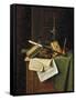 Harnett: Still Life, 1885-William Michael Harnett-Framed Stretched Canvas