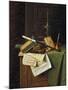 Harnett: Still Life, 1885-William Michael Harnett-Mounted Giclee Print