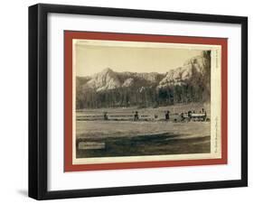 Harney Range. Horseshoe Curve on the B[Urlington] and M[Issouri River] Ry. Near Custer City, S.D-John C. H. Grabill-Framed Giclee Print