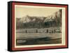 Harney Range. Horseshoe Curve on the B[Urlington] and M[Issouri River] Ry. Near Custer City, S.D-John C. H. Grabill-Framed Stretched Canvas