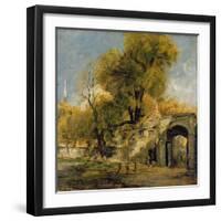 Harnham Gate, Salisbury, c.1820-21-John Constable-Framed Giclee Print