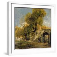 Harnham Gate, Salisbury, c.1820-21-John Constable-Framed Giclee Print