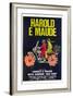 Harold and Maude, Italian poster, Ruth Gordon, Bud Cort, 1971-null-Framed Art Print