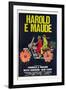 Harold and Maude, Italian poster, Ruth Gordon, Bud Cort, 1971-null-Framed Art Print