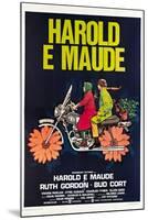 Harold and Maude, Italian poster, Ruth Gordon, Bud Cort, 1971-null-Mounted Art Print