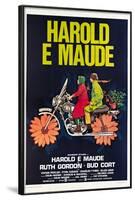 Harold and Maude, Italian poster, Ruth Gordon, Bud Cort, 1971-null-Framed Poster