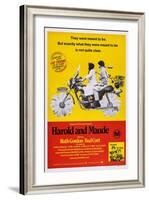 Harold and Maude, Ruth Gordon, Bud Cort, 1971-null-Framed Art Print