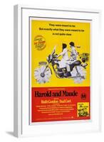 Harold and Maude, Ruth Gordon, Bud Cort, 1971-null-Framed Art Print