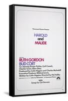 HAROLD AND MAUDE, US poster, 1971-null-Framed Stretched Canvas