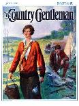 "Pleasant View Farms," Country Gentleman Cover, July 11, 1925-Harold Brett-Giclee Print