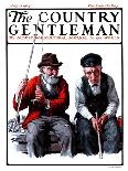 "Old Men Fishing," Country Gentleman Cover, July 12, 1924-Harold Brett-Giclee Print