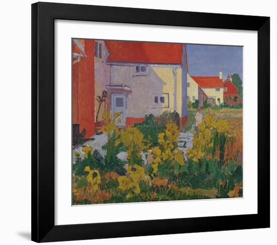 Harold Gilman's House at Letchworth-Spencer Gore-Framed Art Print