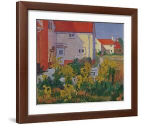 Harold Gilman's House at Letchworth-Spencer Gore-Framed Art Print