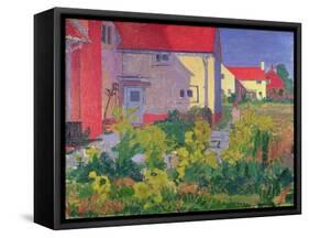 Harold Gilman's House at Letchworth-Spencer Frederick Gore-Framed Stretched Canvas