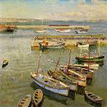 Mousehole Harbour, 1907-Harold Harvey-Giclee Print