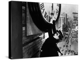 Harold Lloyd. "Safety Last" 1923, Directed by Fred Newmeyer-null-Stretched Canvas