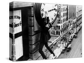 Harold Lloyd. "Safety Last" 1923, Directed by Fred Newmeyer-null-Stretched Canvas