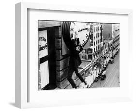 Harold Lloyd. "Safety Last" 1923, Directed by Fred Newmeyer-null-Framed Photographic Print