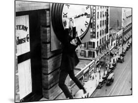 Harold Lloyd. "Safety Last" 1923, Directed by Fred Newmeyer-null-Mounted Photographic Print