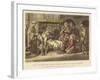 Harold, Returned from Normandy, Presents Himself to Edward the Confessor-Daniel Maclise-Framed Giclee Print