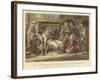 Harold, Returned from Normandy, Presents Himself to Edward the Confessor-Daniel Maclise-Framed Giclee Print