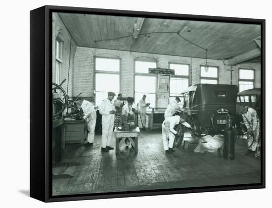 Harold S. Davies, Inc. Service Department, Circa 1930-Chapin Bowen-Framed Stretched Canvas