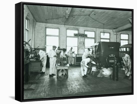 Harold S. Davies, Inc. Service Department, Circa 1930-Chapin Bowen-Framed Stretched Canvas